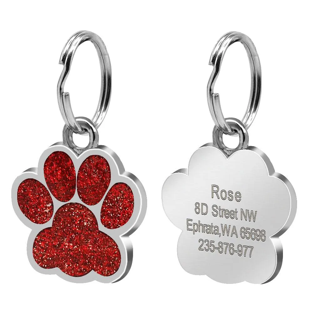 Custom Engraved Stainless Steel Dog Tag