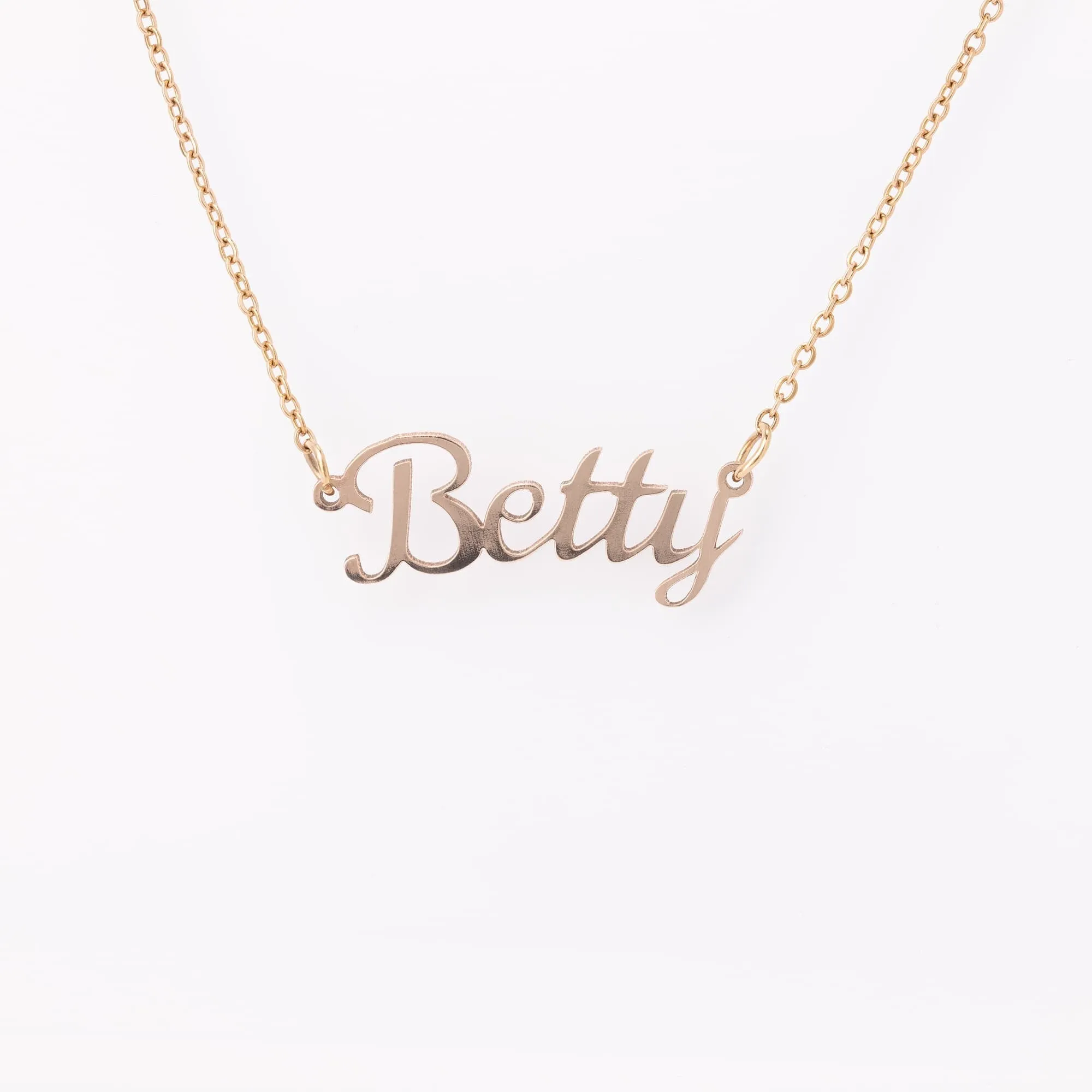 Customizable Name Necklace Gold, Rose Gold, or Silver. Birthday Gifts
