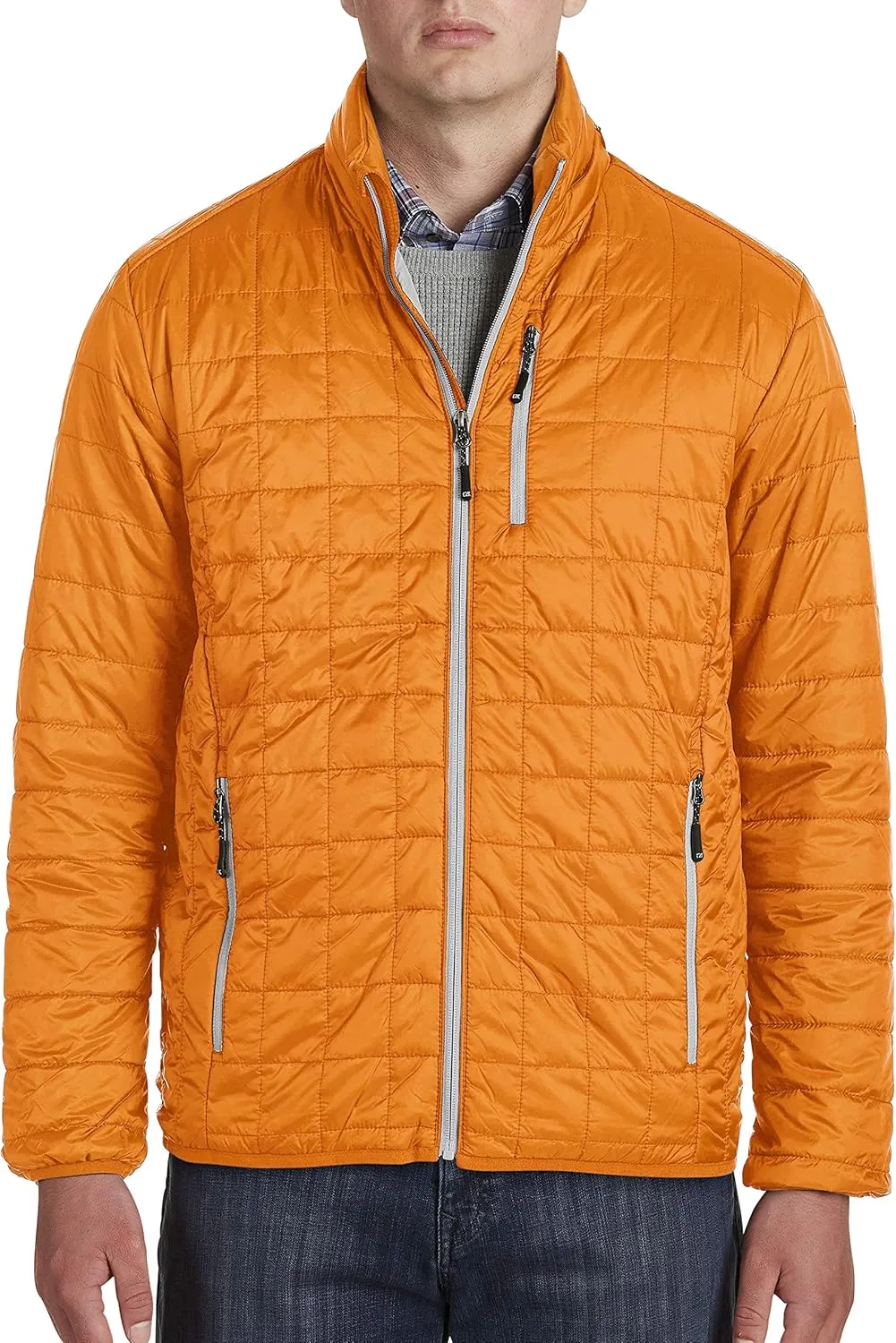Cutter & Buck Men's Weather Resistant Primaloft Down Alternative Rainier Jacket