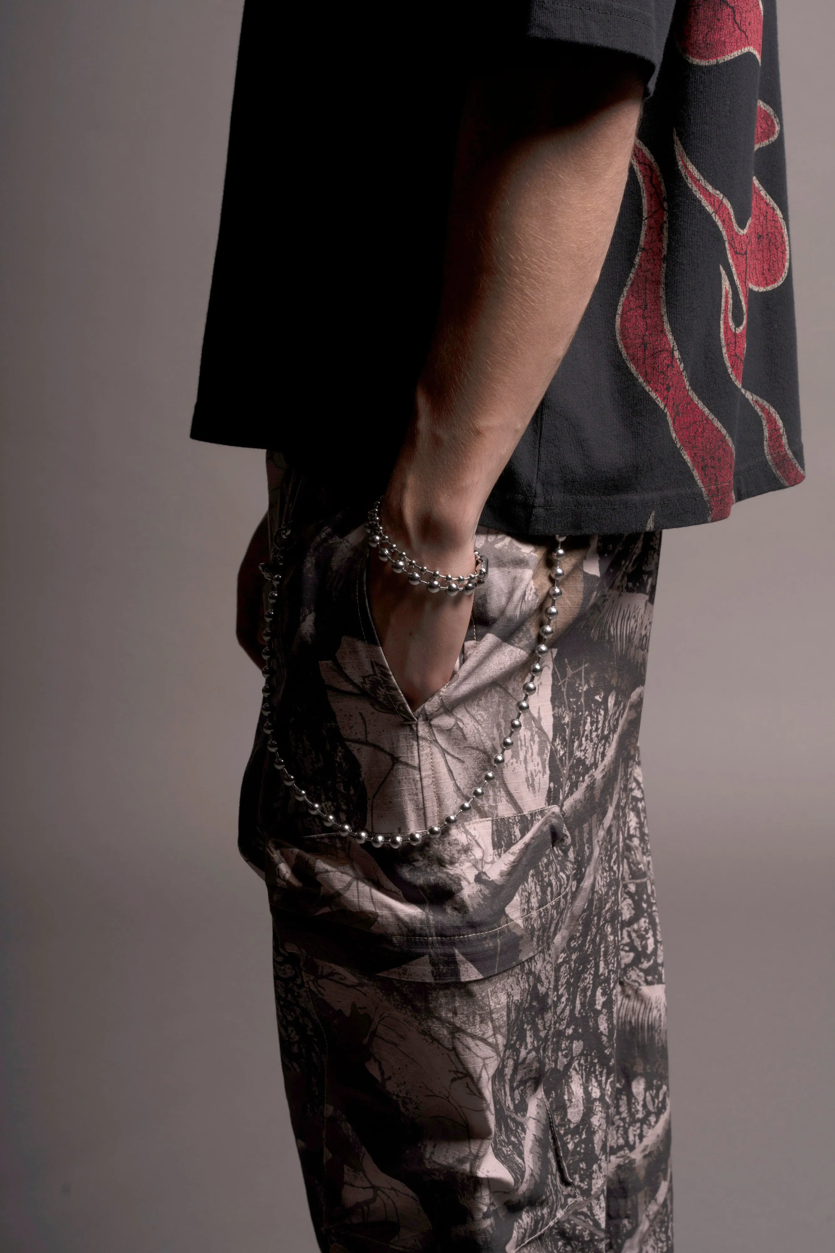 Death Moth 8mm Trouser Chain in Stainless Steel