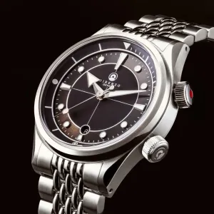 Direnzo DRZ05 Solaris - Black&nbsp;&amp;&nbsp;Taupe with&nbsp;Date (Swiss&nbsp;Made)