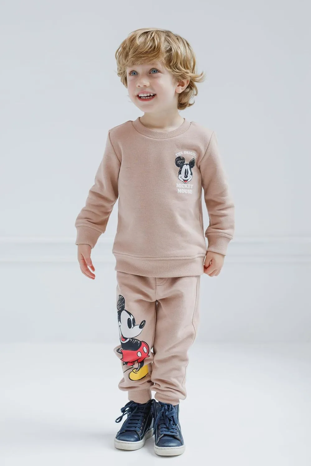 Disney Christmas Fleece Sweatshirt and Pants Outfit Set Newborn to Big Kid Sizes (Newborn - 10-12)