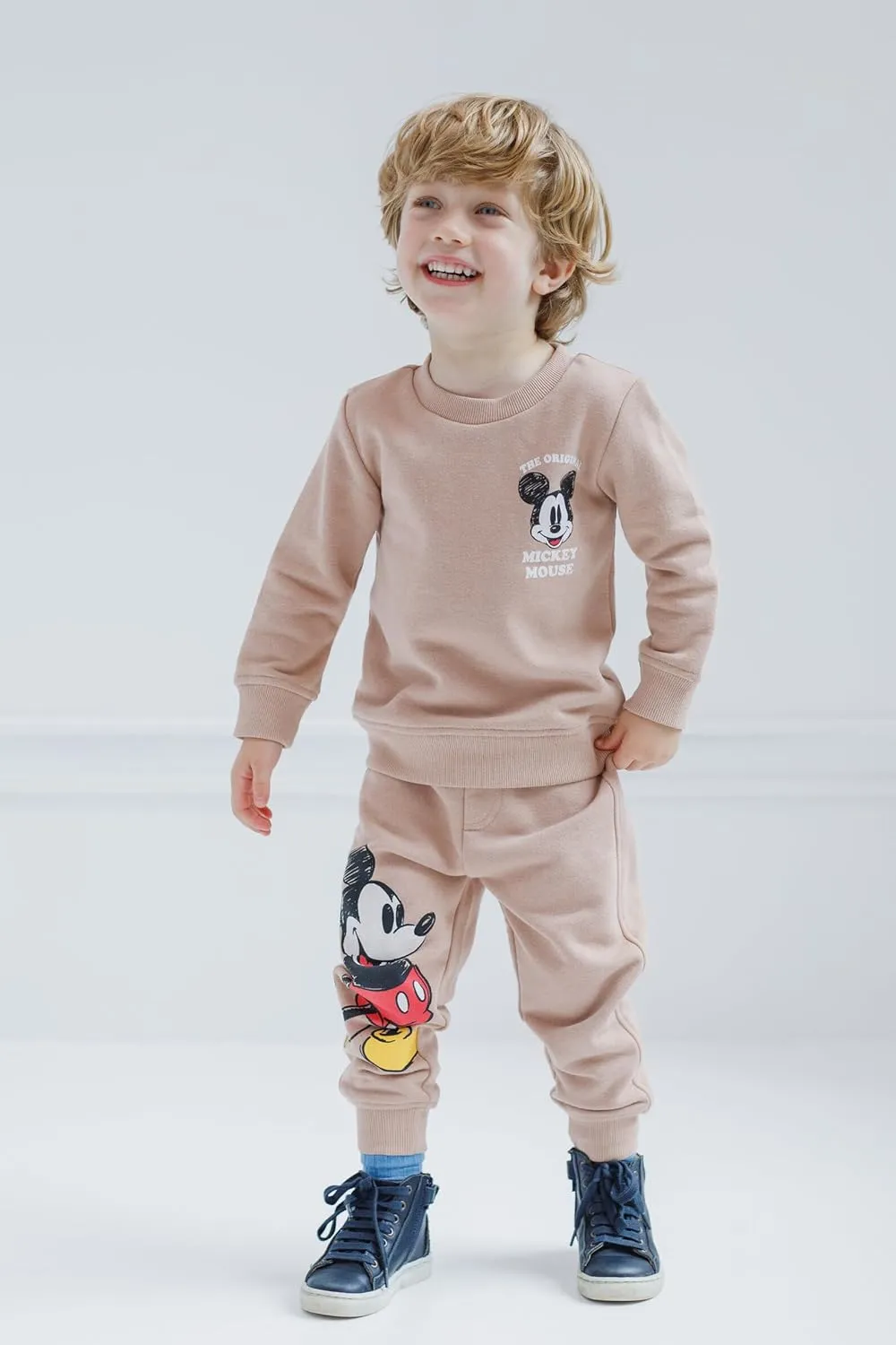 Disney Christmas Fleece Sweatshirt and Pants Outfit Set Newborn to Big Kid Sizes (Newborn - 10-12)