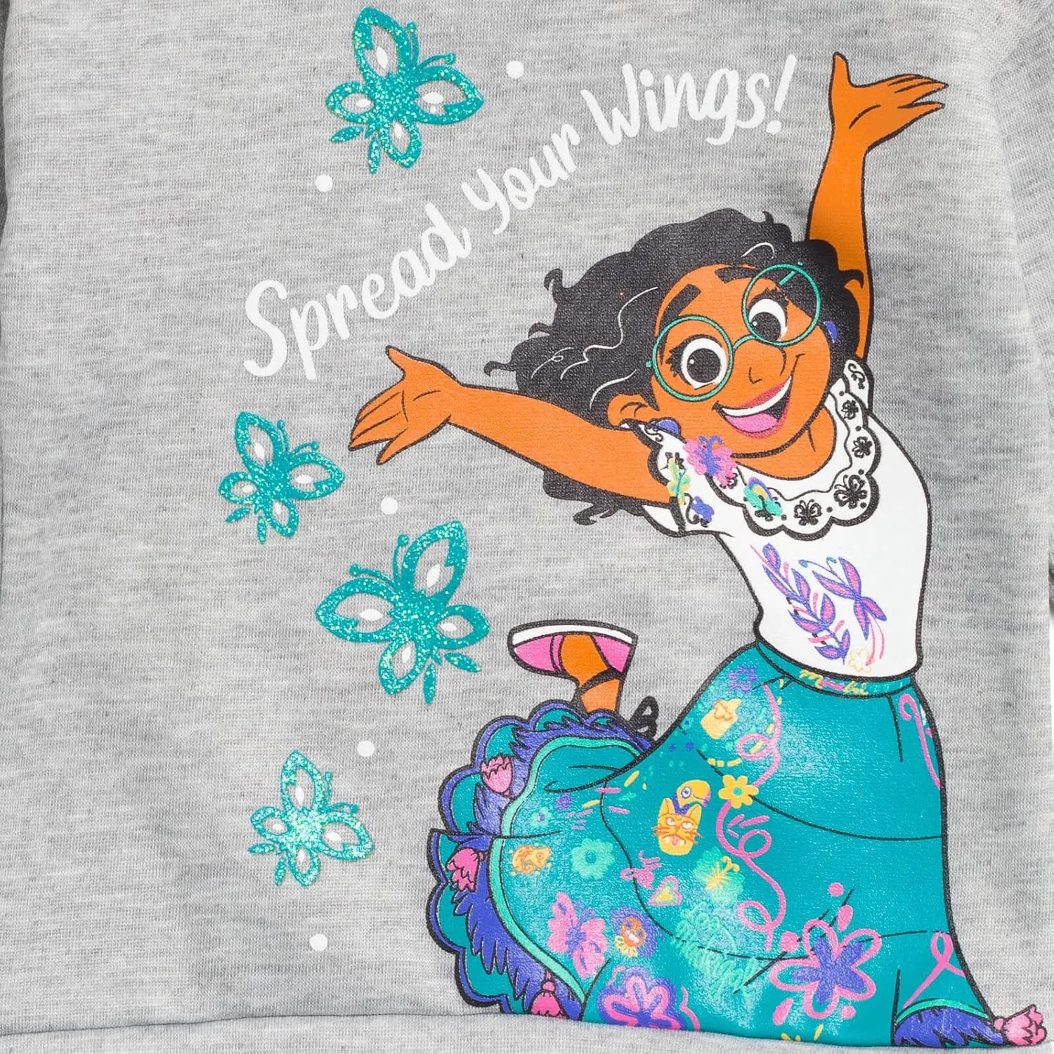 Disney Encanto Mirabel Girls Pullover Sweatshirt and Pants Set Toddler to Big Kid