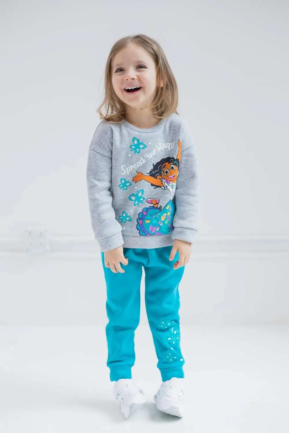 Disney Encanto Mirabel Girls Pullover Sweatshirt and Pants Set Toddler to Big Kid