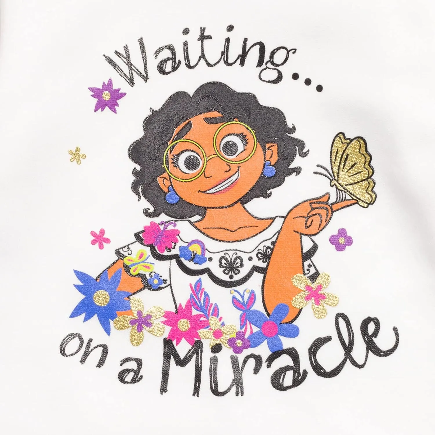 Disney Encanto Mirabel Girls Pullover Sweatshirt and Pants Set Toddler to Big Kid