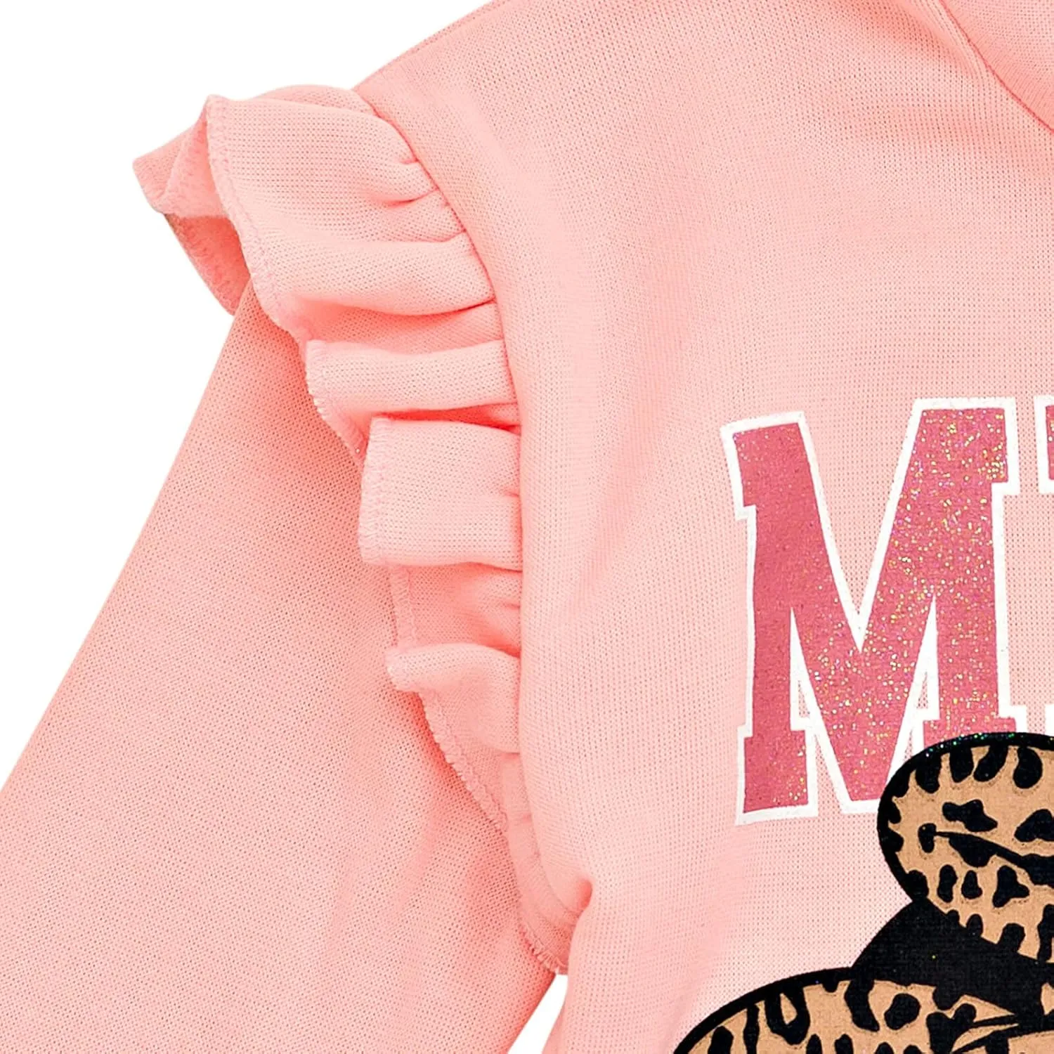 Disney Minnie Mouse Mickey Mouse Pullover Fleece Hoodie and Leggings Outfit Set Infant to Big Kid Sizes (12 Months - 14-16)