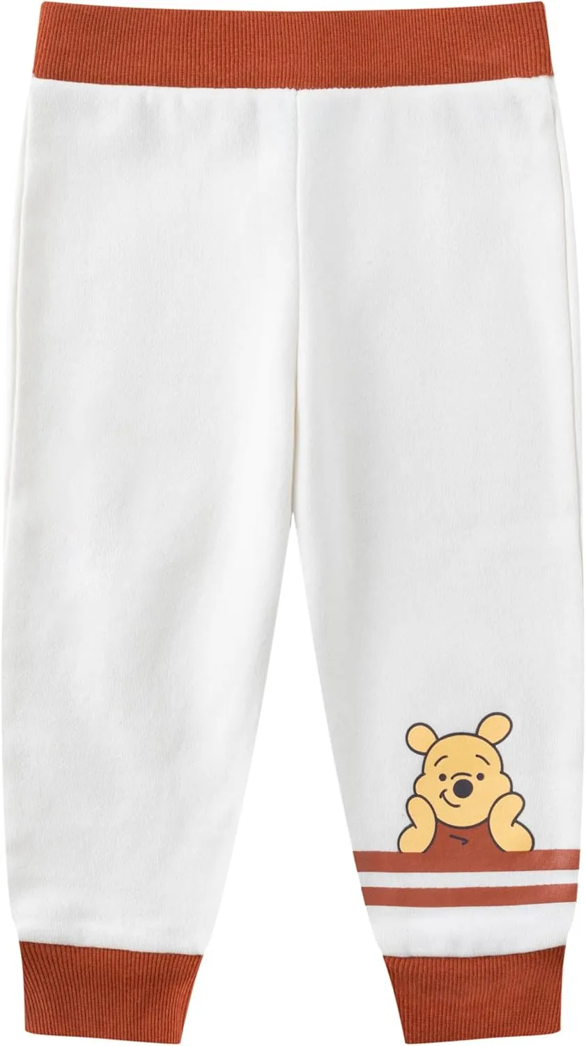 Disney Winnie The Pooh 2 Piece Baby Boys Fleece Sweatshirt and Pants Set for Infant
