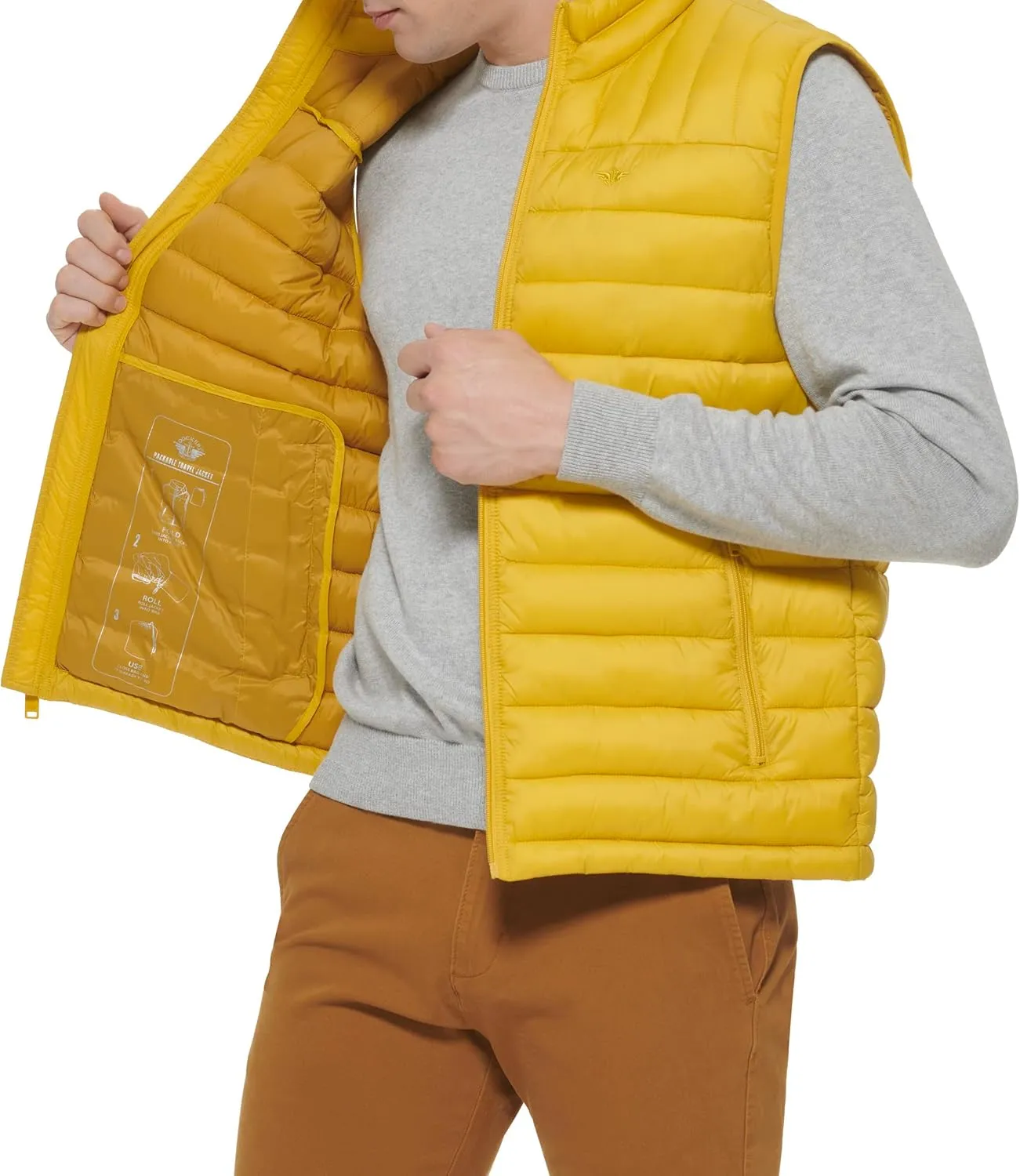Dockers Men's Classic Ultra Loft Packable Puffer Vest