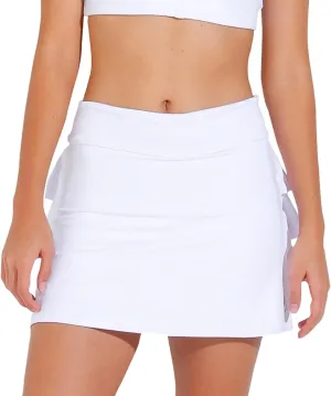Dona Jo Shakira Skort for Women - Athletic Golf Skirt with Shorts & Pockets - Comfortable Active Wear for Tennis or Any Sport