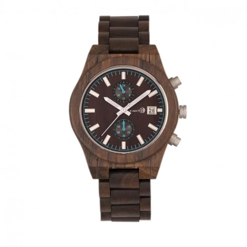 Earth Wood Castillo Bracelet Watch w/Date