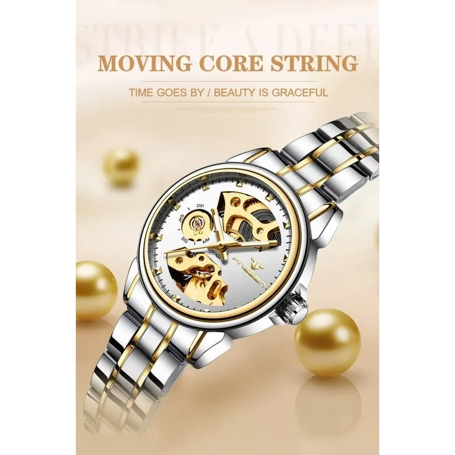 Elegant AquaLux Waterproof Mechanical Watch
