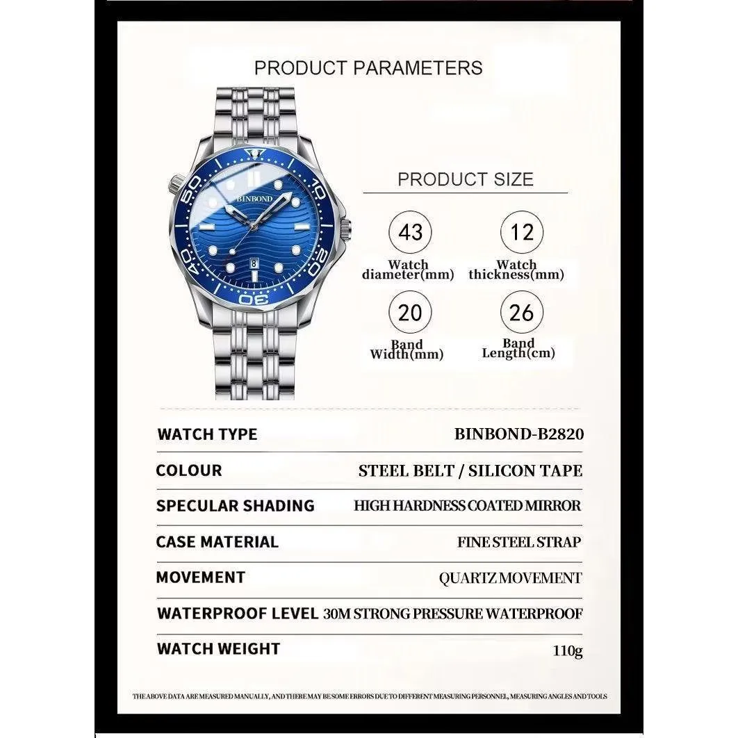 Elegant Quartz T35 Round Men's Luxury Watch