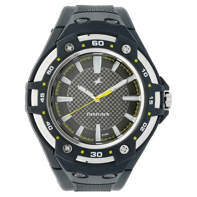 Fastrack, Women’s  Watch Analog, Black Dial Black Plastic Strap , 9332PP06