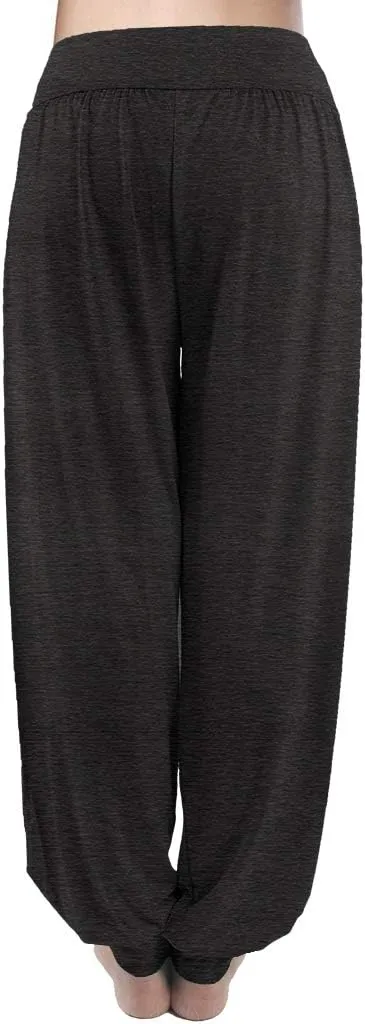 fitglam Women's Harem Pants Yoga Hippie Boho Beach Pants Summer Baggy Joggers Plus Size