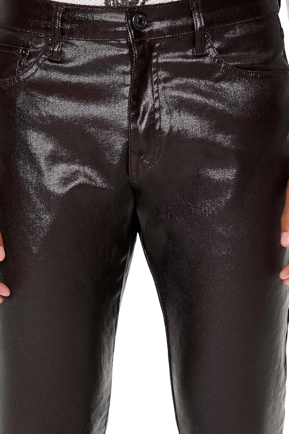 Forever 21 Men's Coated Slim-fit Jeans