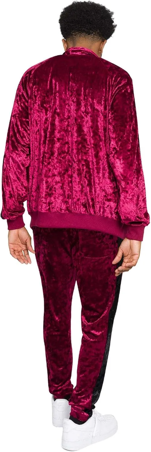 G-Style USA Men's Velour Velvet Tracksuit Sets -Casual Wear, Gym, and Lounge