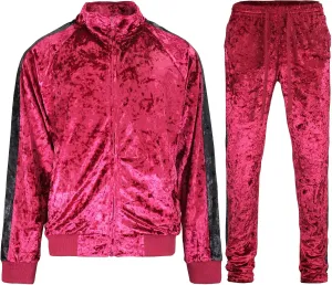 G-Style USA Men's Velour Velvet Tracksuit Sets -Casual Wear, Gym, and Lounge