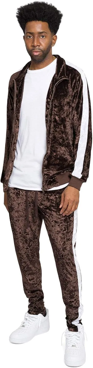 G-Style USA Men's Velour Velvet Tracksuit Sets -Casual Wear, Gym, and Lounge