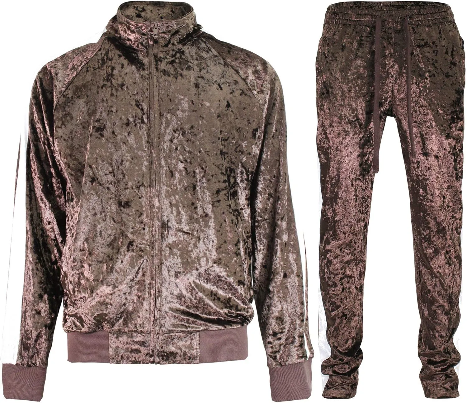 G-Style USA Men's Velour Velvet Tracksuit Sets -Casual Wear, Gym, and Lounge