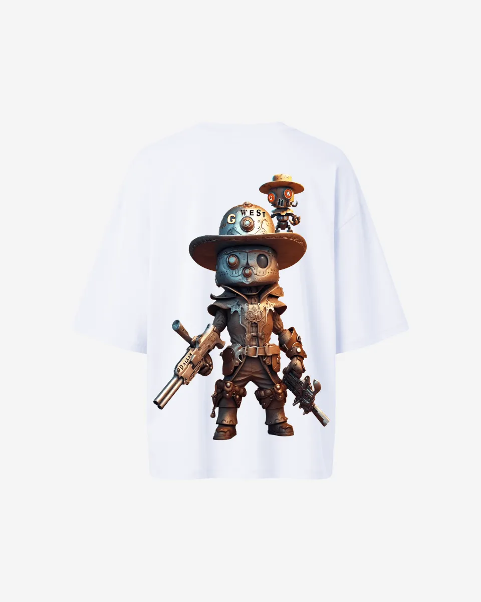 G WEST OVERSIZED DALLAS COWBOY T-SHIRT  - WOMEN