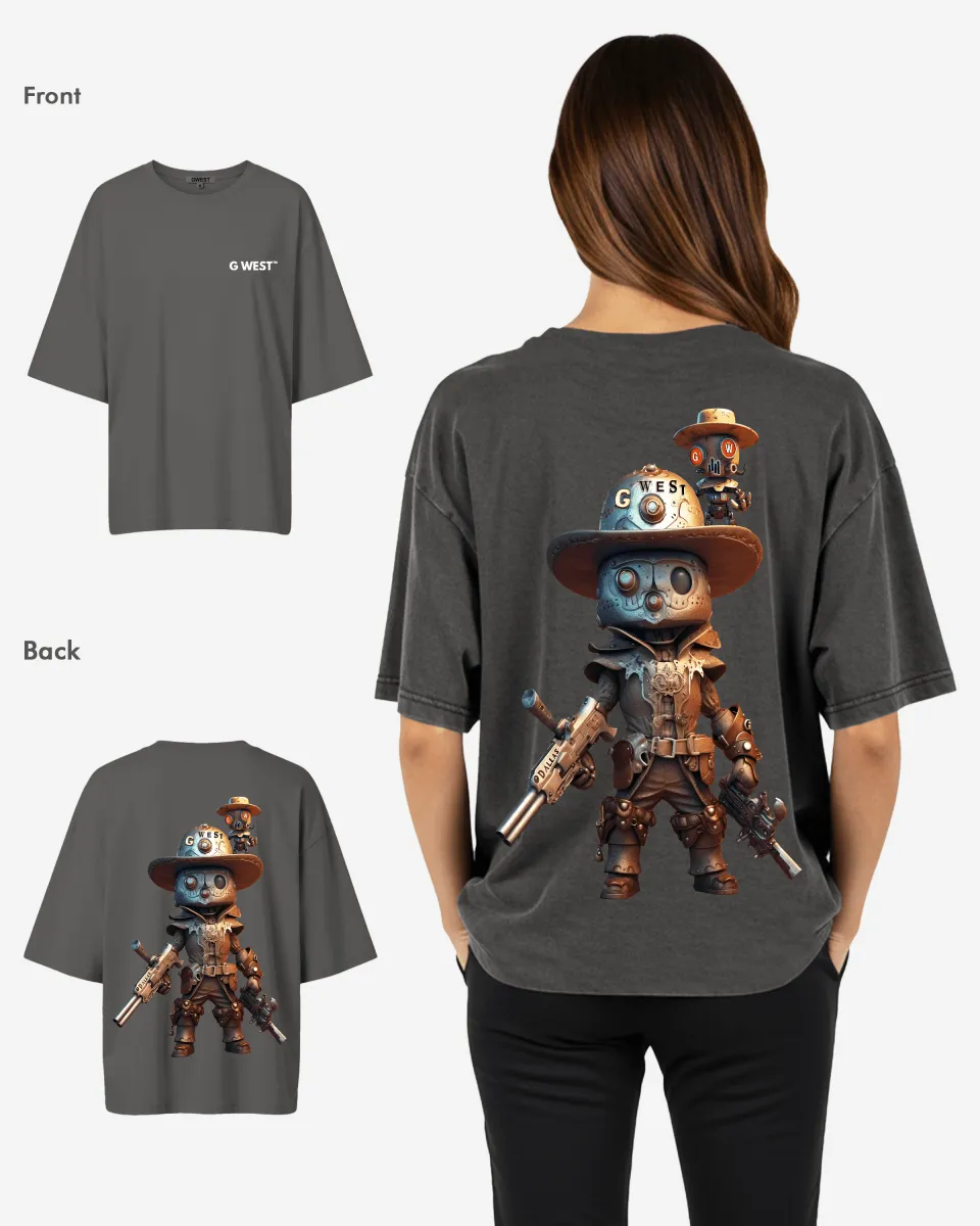 G WEST OVERSIZED DALLAS COWBOY T-SHIRT  - WOMEN