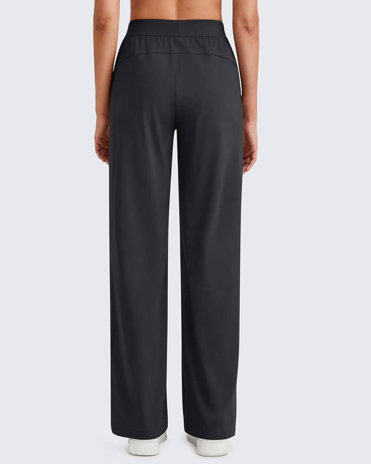 G4Free ShiftReady Women Trousers Yoga Pants with Pockets Wide Leg Stretchy Dress Pant Work Slack Petite/Regular/Tall