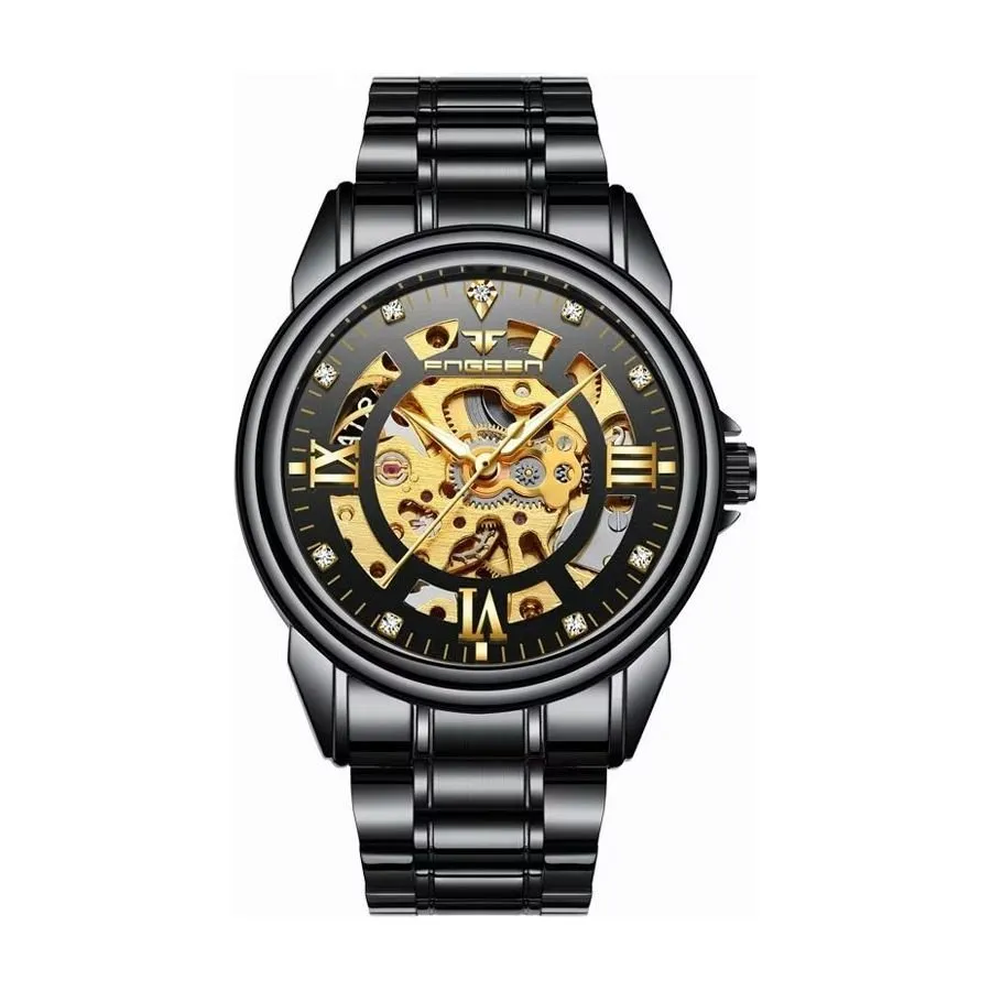 GeoPrestige Square Stainless Steel Sports Quartz