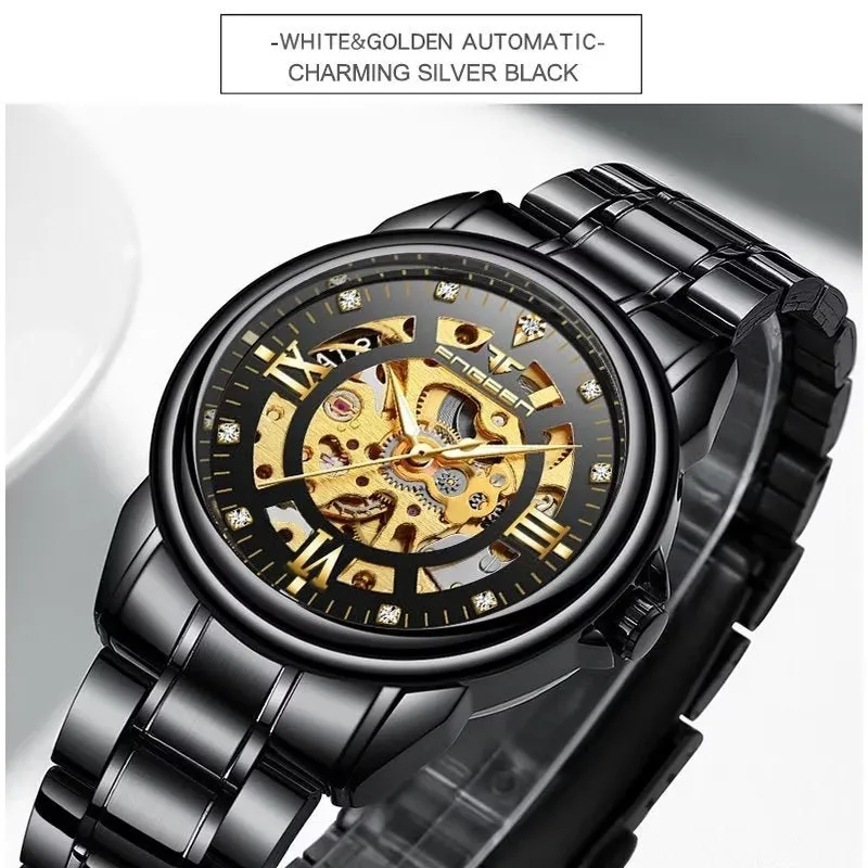 GeoPrestige Square Stainless Steel Sports Quartz