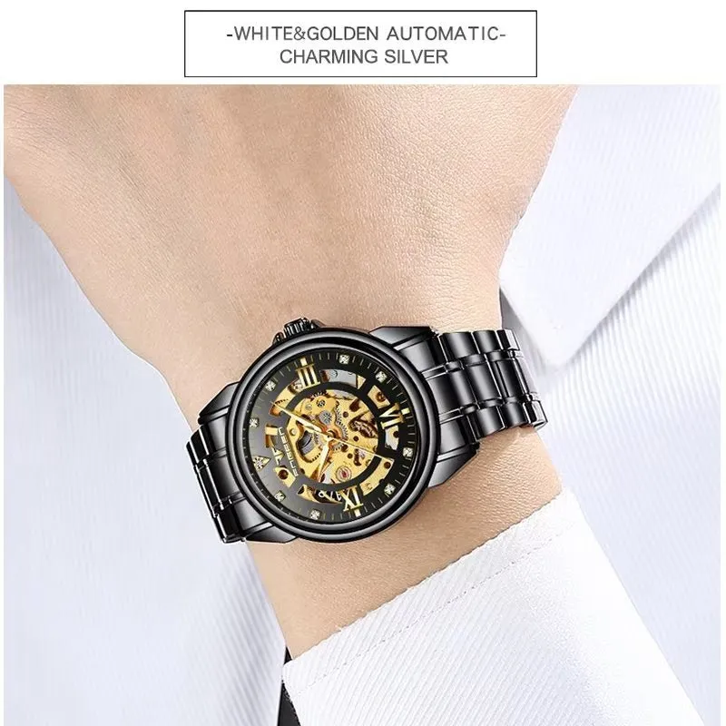 GeoPrestige Square Stainless Steel Sports Quartz