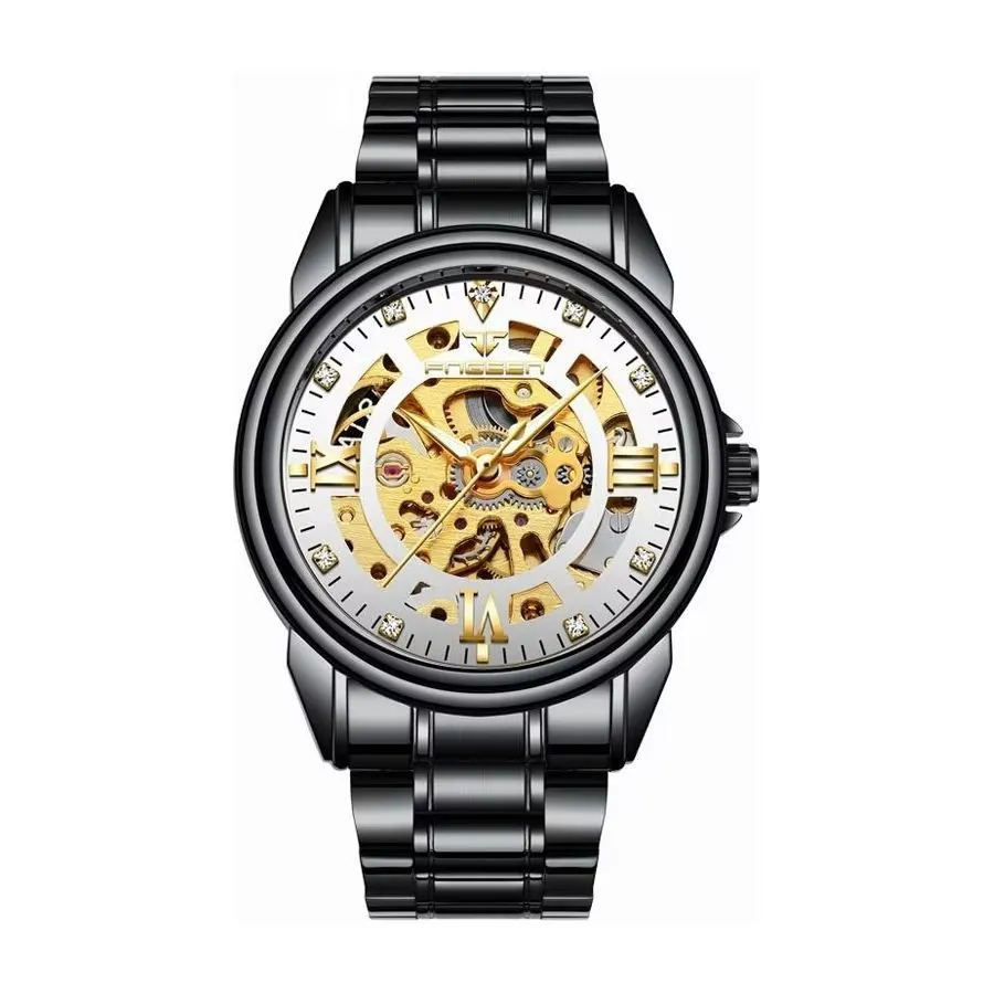 GeoPrestige Square Stainless Steel Sports Quartz