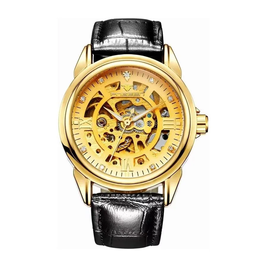 GeoPrestige Square Stainless Steel Sports Quartz