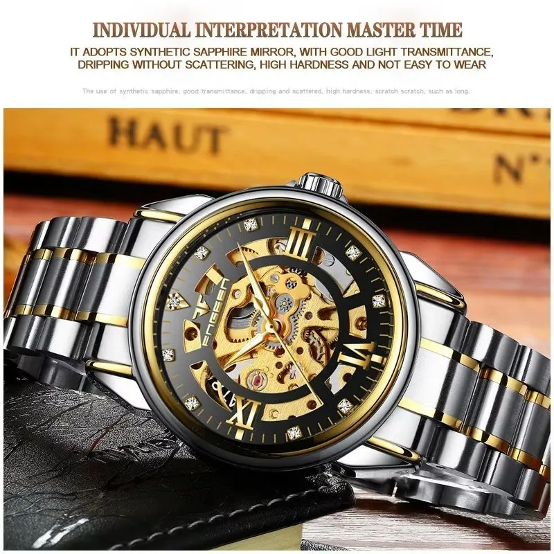 GeoPrestige Square Stainless Steel Sports Quartz