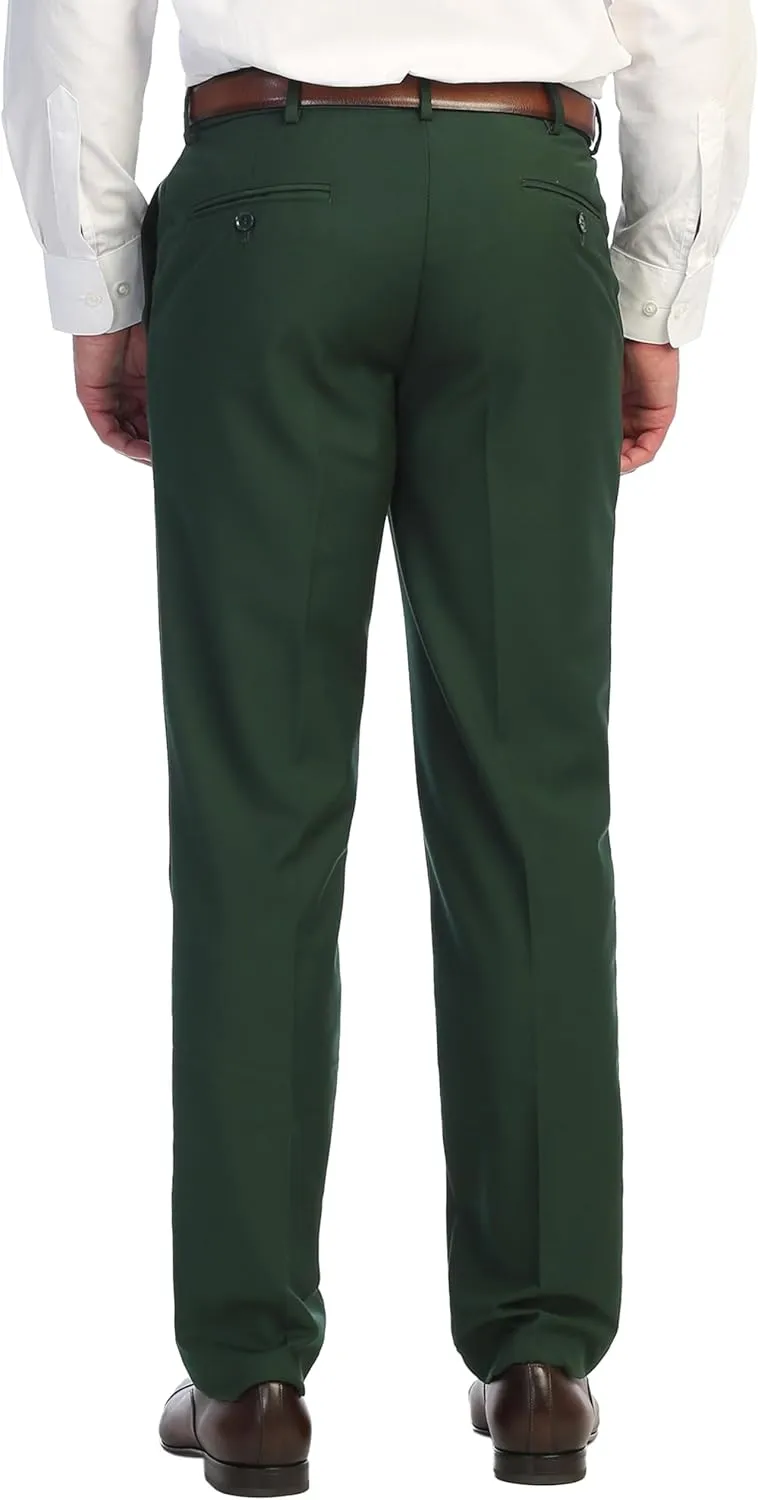 Gioberti Men's Hidden Expandable Waist Dress Pants