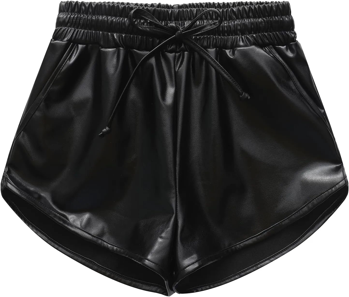 Girls Metallic Shorts Sparkle Hot Pants Shiny Dance Outfits Atletic Short Pants