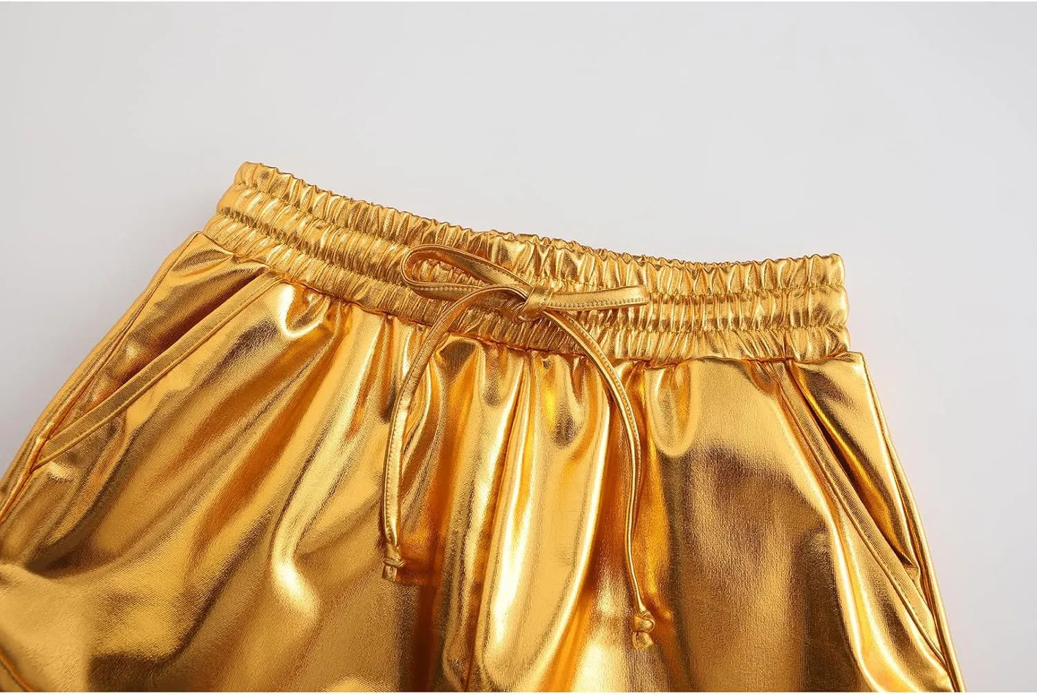 Girls Metallic Shorts Sparkle Hot Pants Shiny Dance Outfits Atletic Short Pants