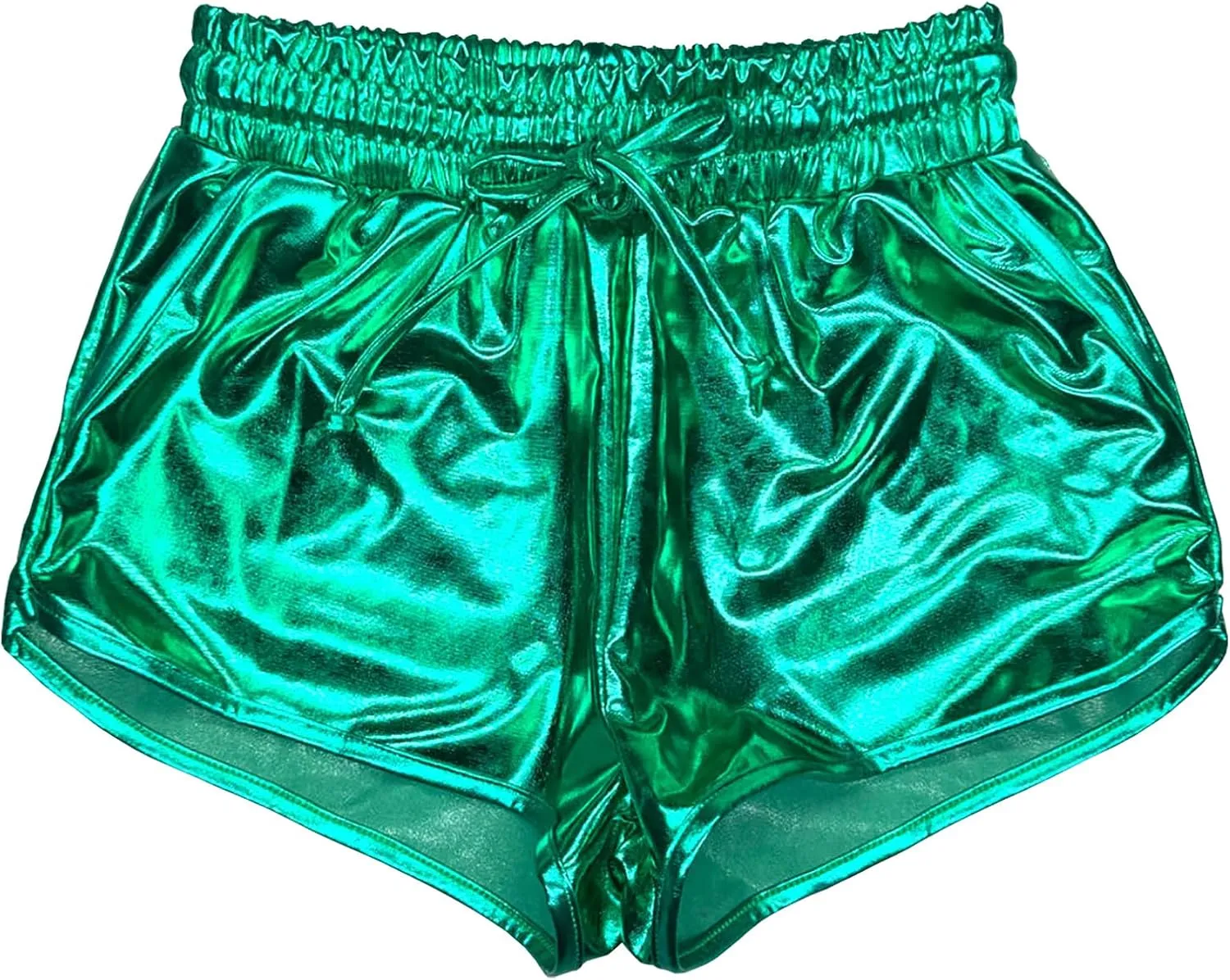 Girls Metallic Shorts Sparkle Hot Pants Shiny Dance Outfits Atletic Short Pants