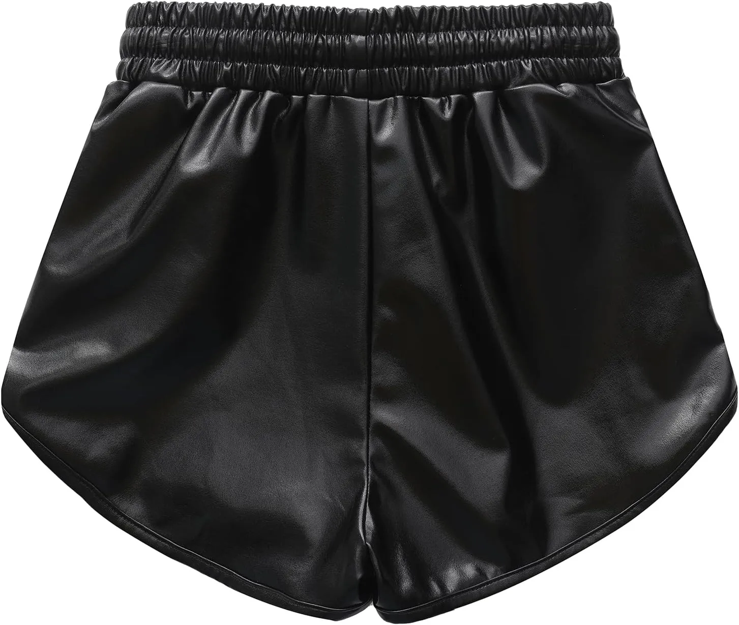 Girls Metallic Shorts Sparkle Hot Pants Shiny Dance Outfits Atletic Short Pants