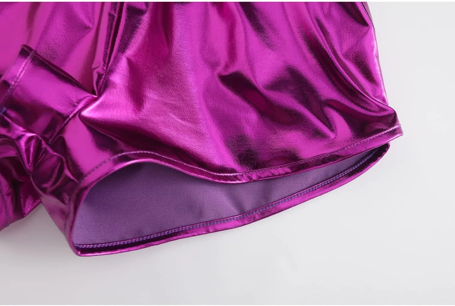 Girls Metallic Shorts Sparkle Hot Pants Shiny Dance Outfits Atletic Short Pants
