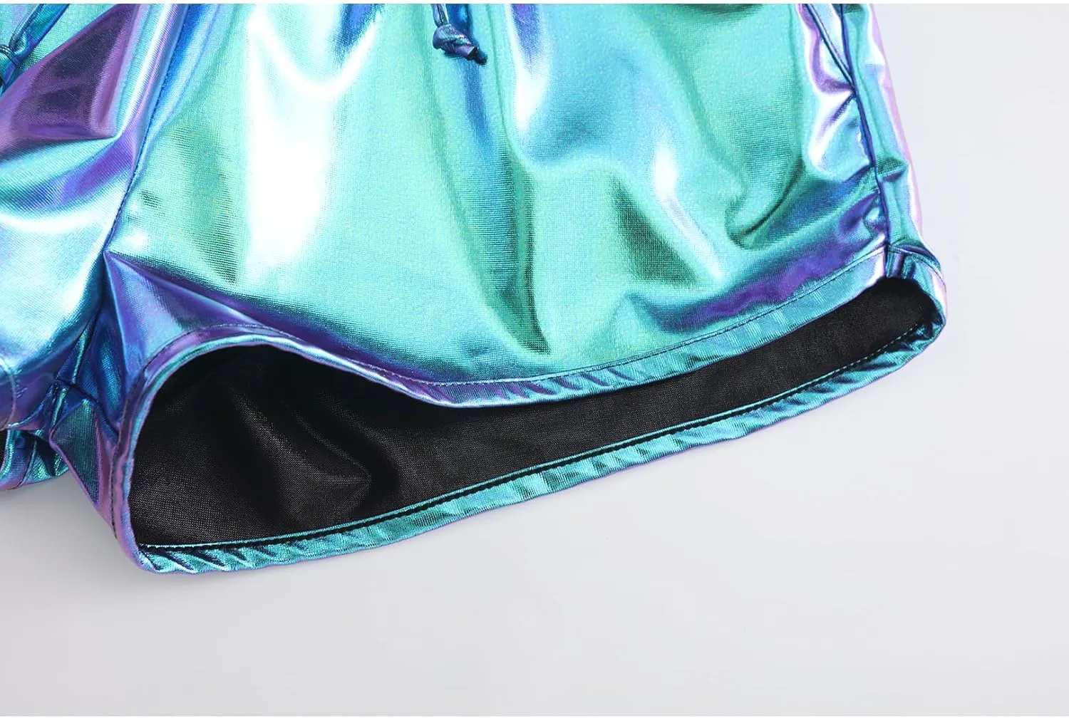 Girls Metallic Shorts Sparkle Hot Pants Shiny Dance Outfits Atletic Short Pants
