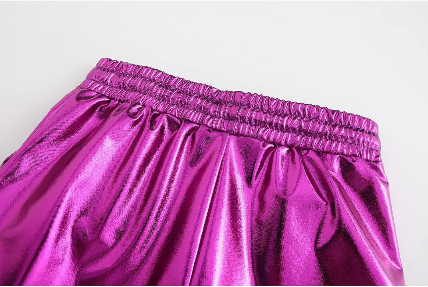 Girls Metallic Shorts Sparkle Hot Pants Shiny Dance Outfits Atletic Short Pants