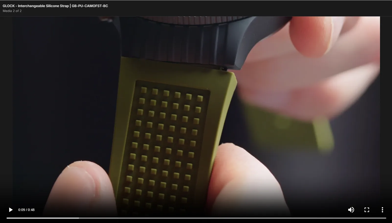 GLOCK - Interchangeable Silicone Strap | GB-PU-WTRTF-SC
