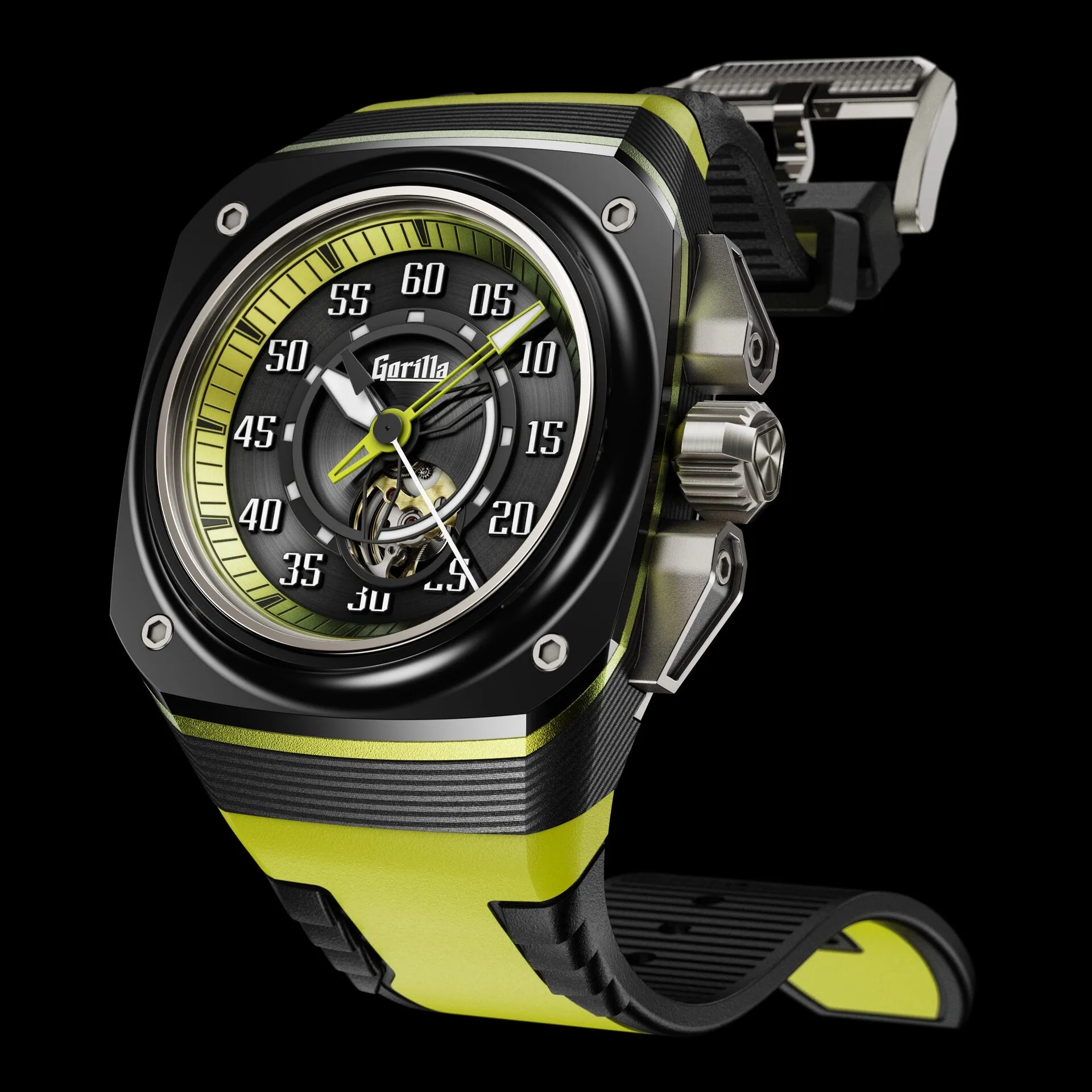 GORILLA Fastback Carbon Acid Green V.2