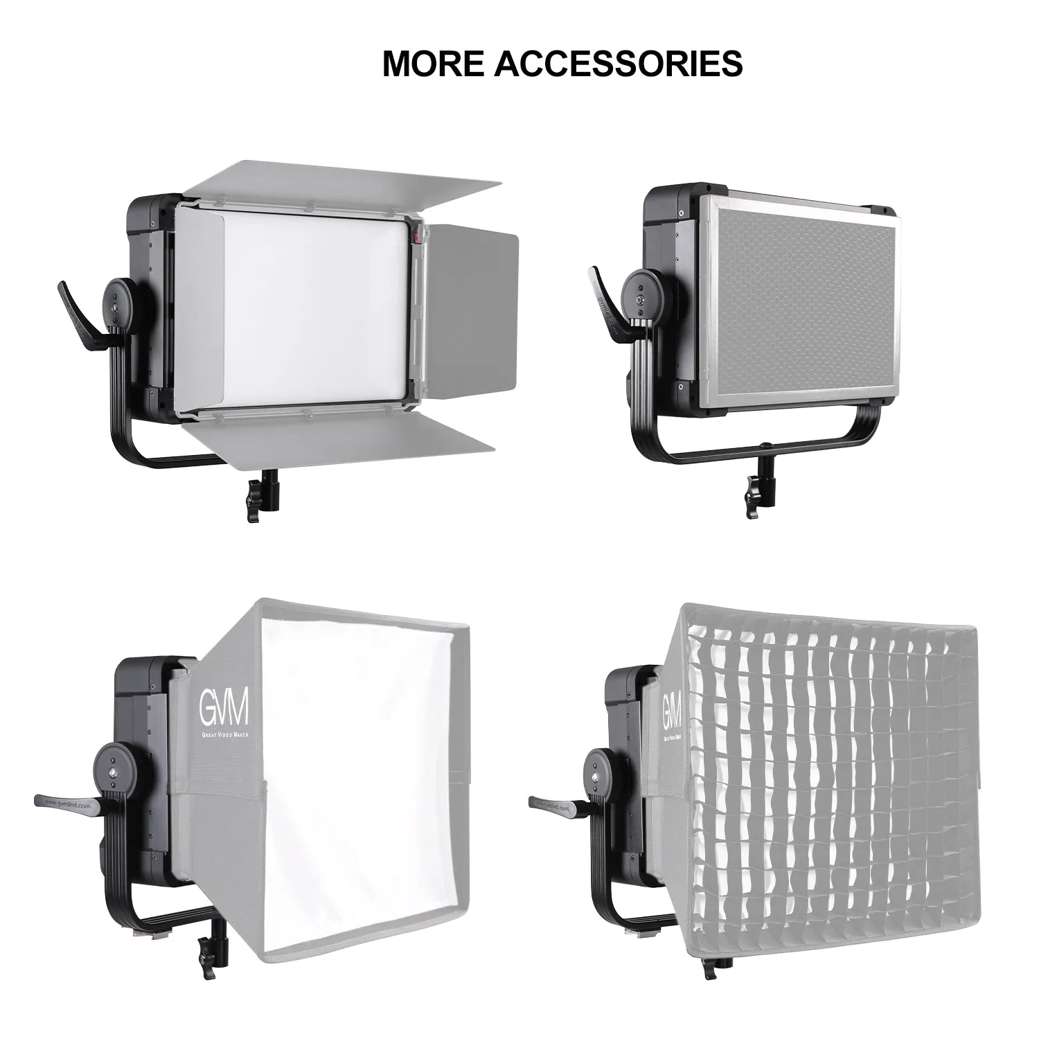GVM YU300R Led Video Lights Panel Rgb And Bi-Color Studio Light