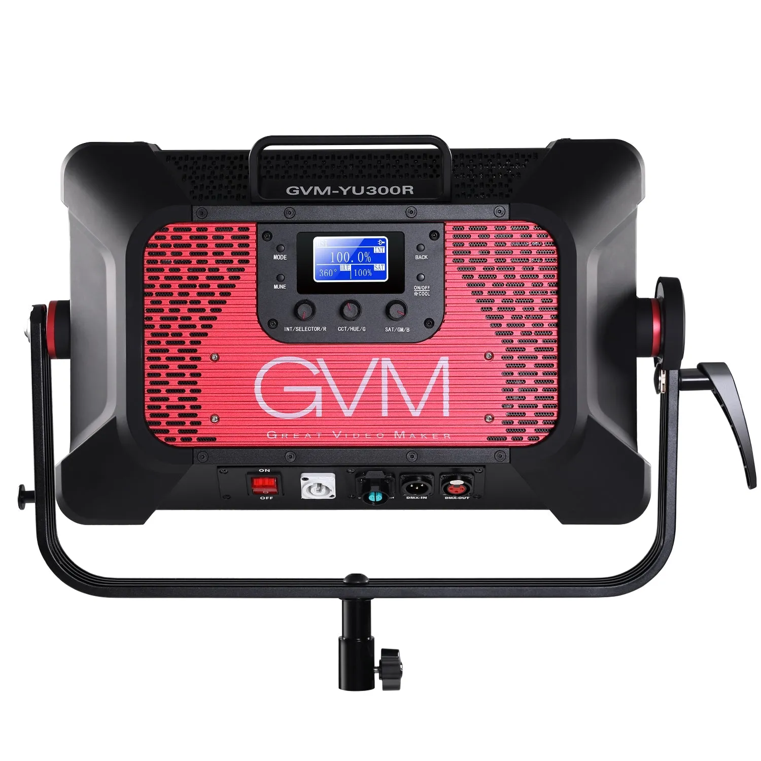 GVM YU300R Led Video Lights Panel Rgb And Bi-Color Studio Light