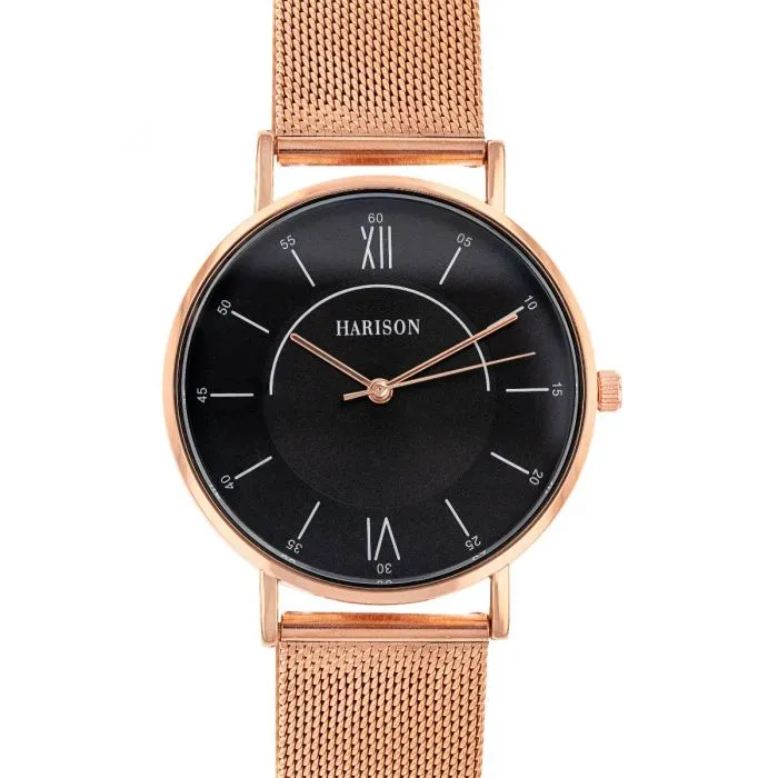 Harison Rose Gold Tone Men's Watch