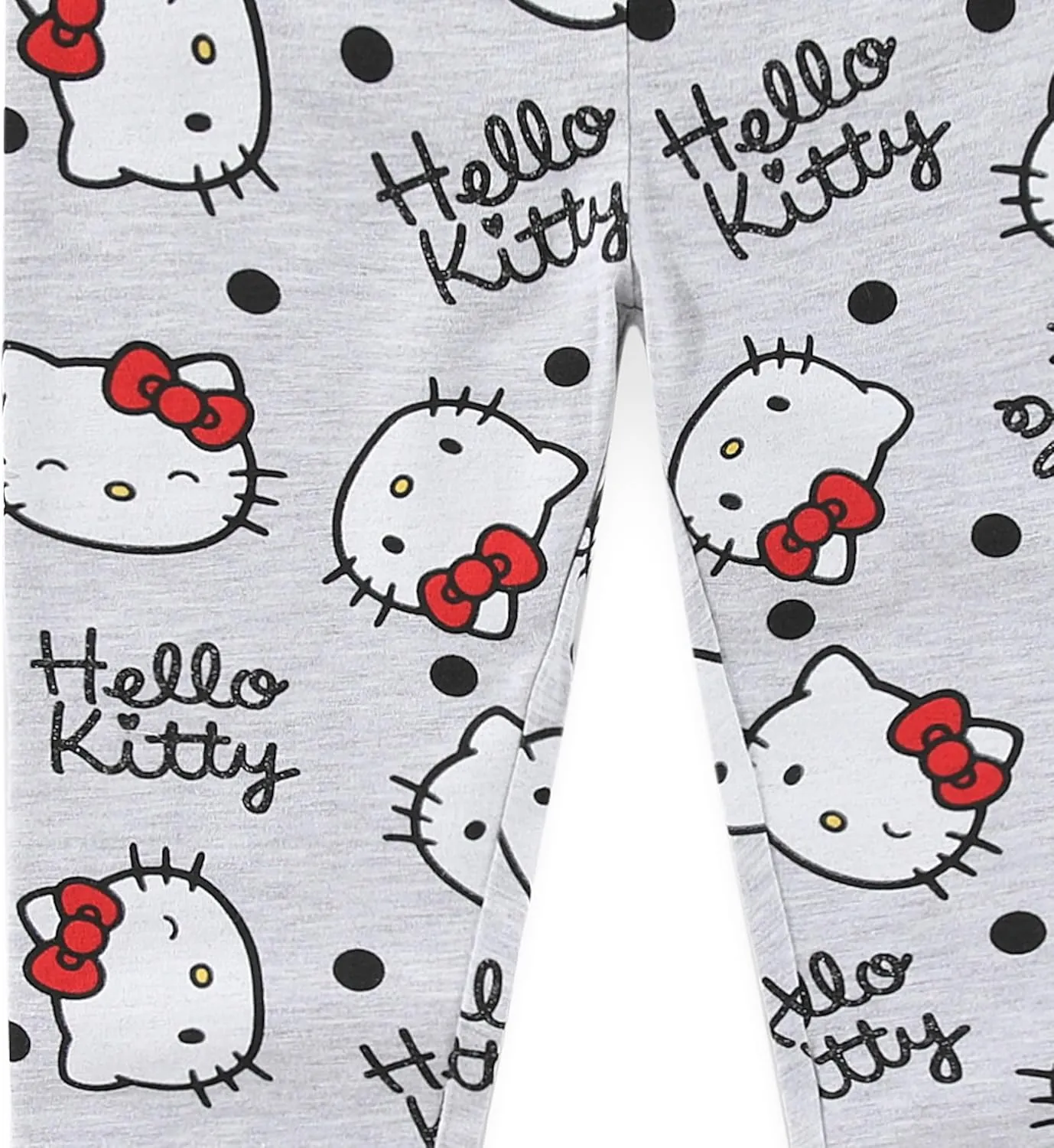 Hello Kitty Sanrio Girls 3 Pack Legging Pants for Little Kids to Big Kids