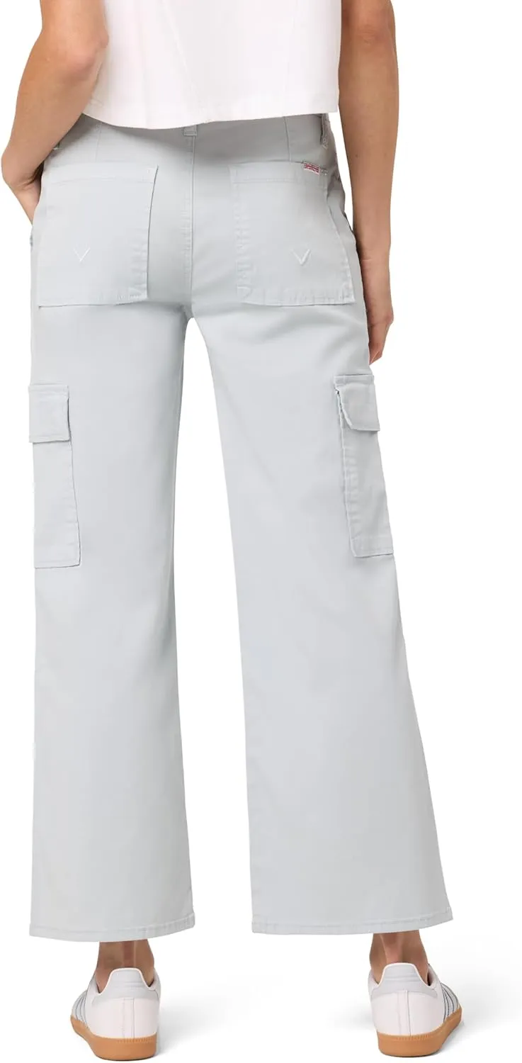 HUDSON Women's Rosalie High Rise Wide Leg Cargo Ankle Pant