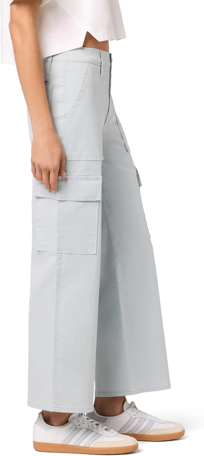 HUDSON Women's Rosalie High Rise Wide Leg Cargo Ankle Pant