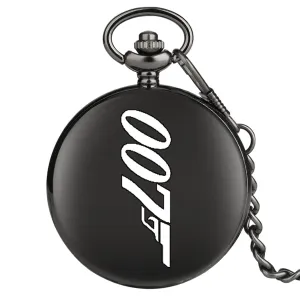 James Bond Theme Pocket Watch